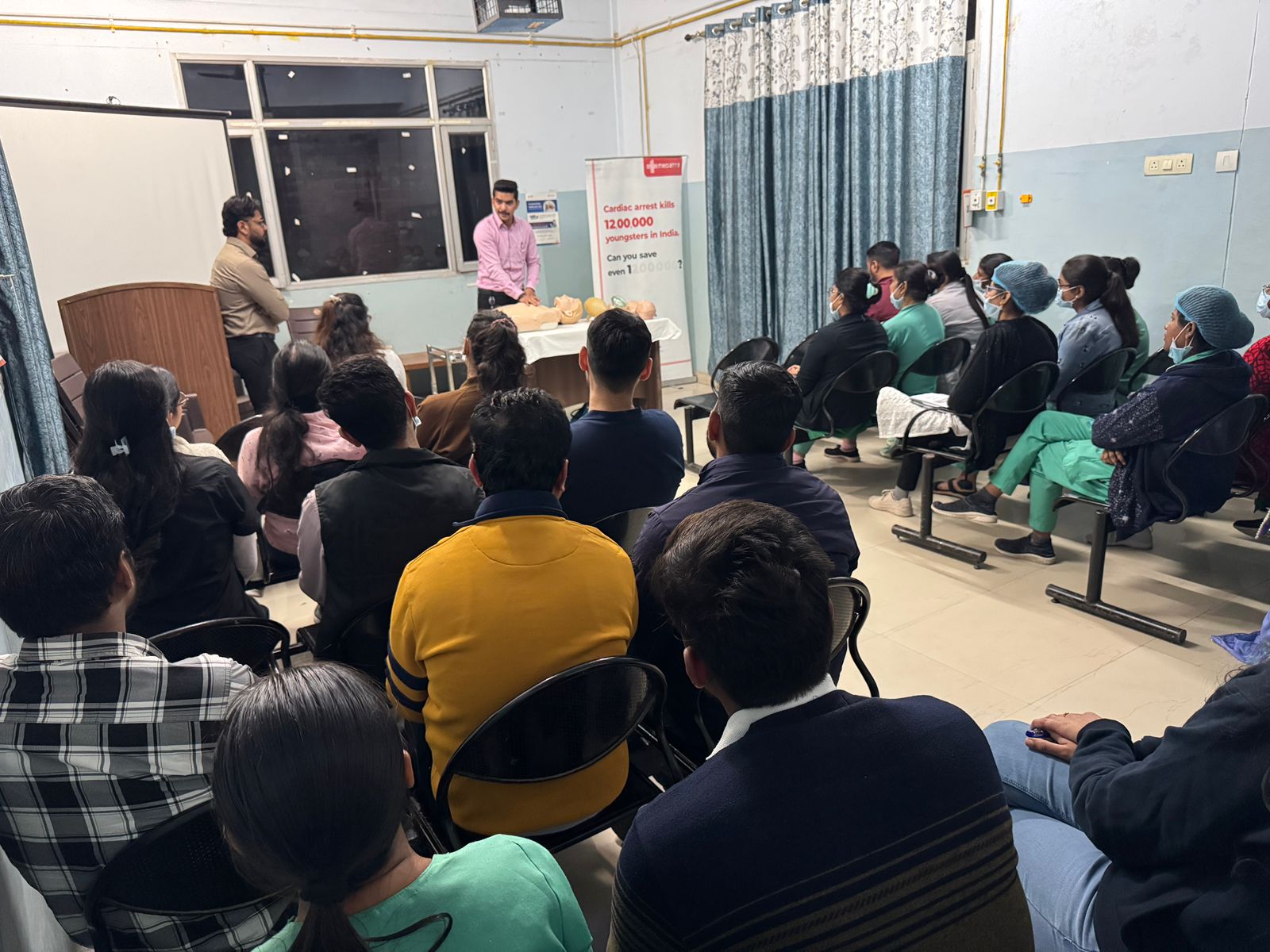 Life-saving Skills Course Held at Dr. Jai Dev Memorial Rotary Ambala Hospital