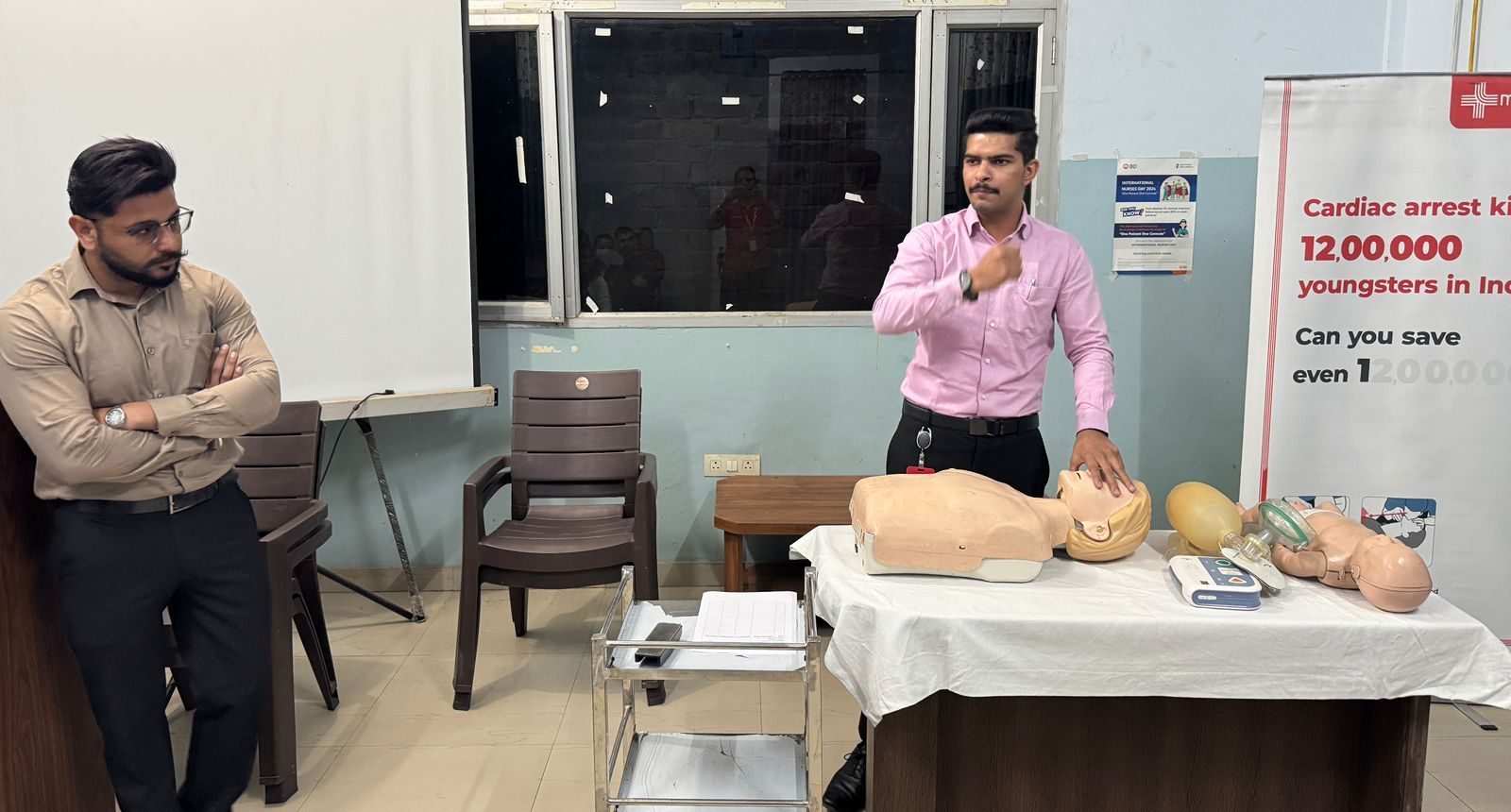 Life-saving Skills Course Held at Dr. Jai Dev Memorial Rotary Ambala Hospital